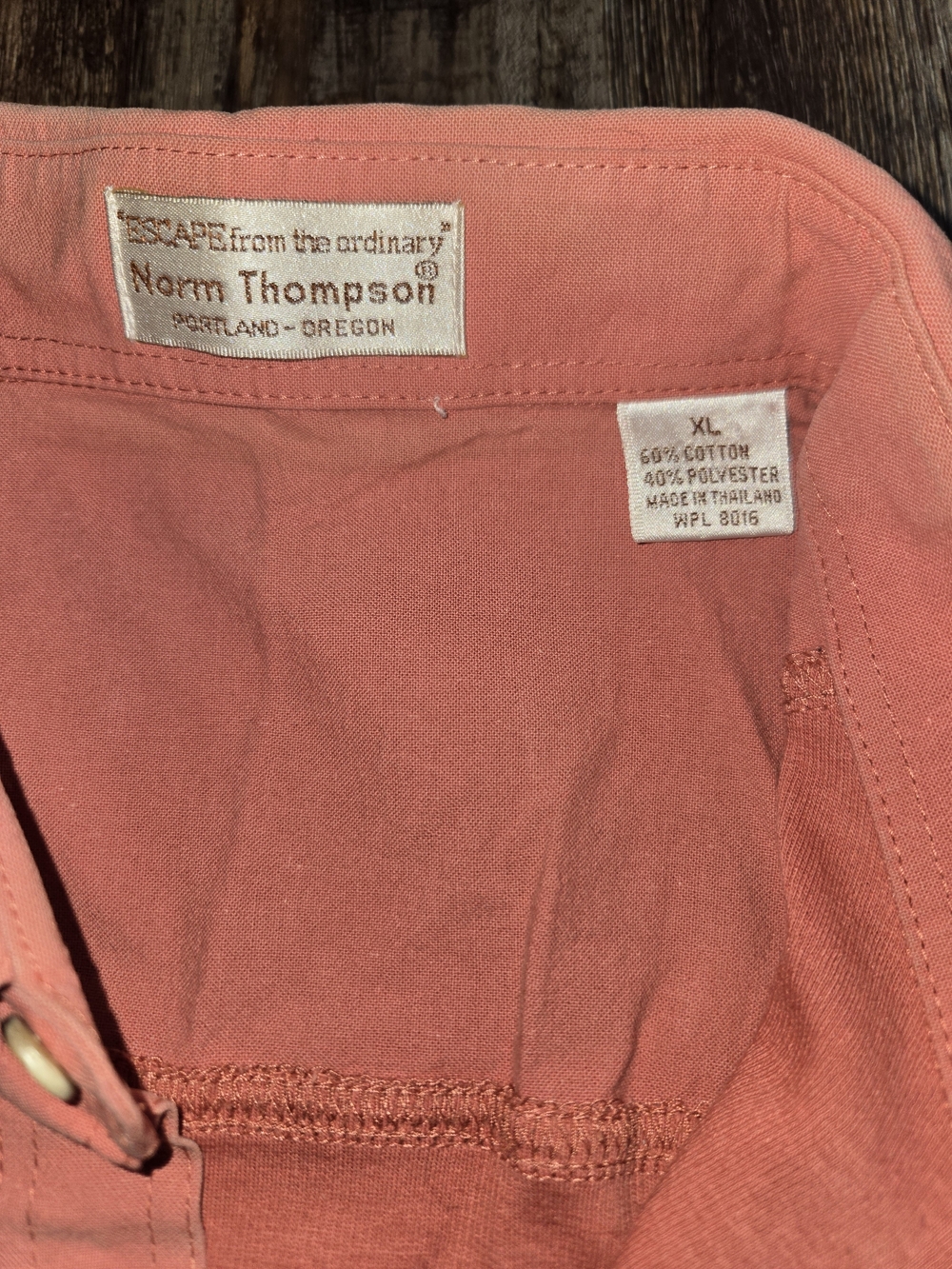 Norm Thompson Short-Sleeve Polo in Orange - Picture 2 of 7
